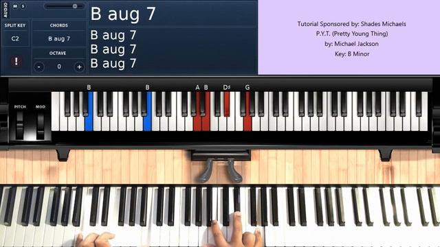 P.Y.T. (Pretty Young Thing) by Michael Jackson - Piano Tutorial смотреть онлайн