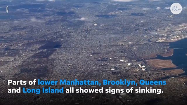Skyscrapers, sea levels causing New York City to sink, study says | USA TODAY смотреть онлайн