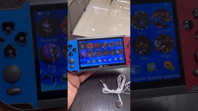 игровая консоль X7 Plus, дисплей 5.1 дюйма. #приставкаx7plus #приставка #денди #сега #nes #nintendo