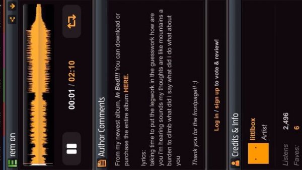 Как найти ID музыки в Newgrounds￼