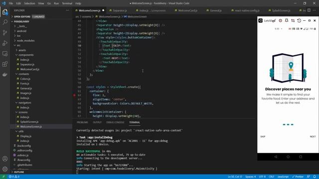 React Native | Food Delivery App | Part 2 | Welcome Screens | Malayalam смотреть онлайн