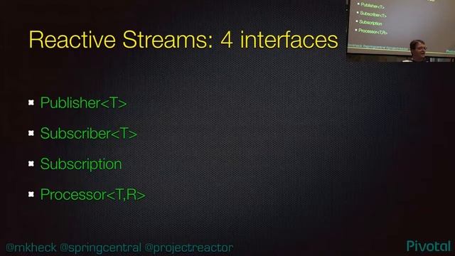 (Presentation View) Mark Heckler: Reactive Programming, Project Reactor, & Spring 5 (1/2) смотреть онлайн