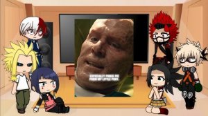 Class 1A react DeadPool || Gacha React || MHA