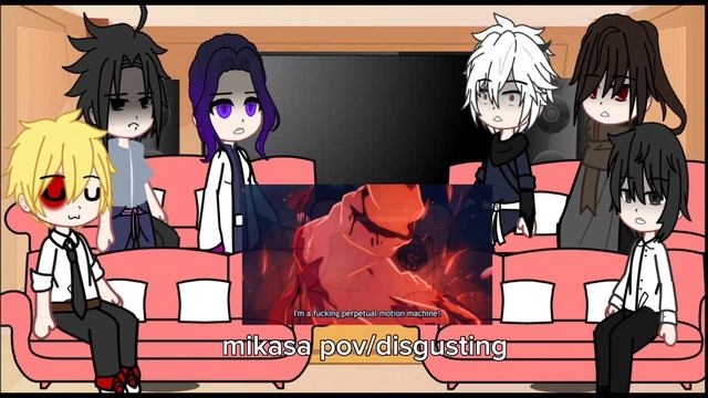 Anime characters react to each other Denji?|chainsaw man|4/6|Who is next?? смотреть онлайн