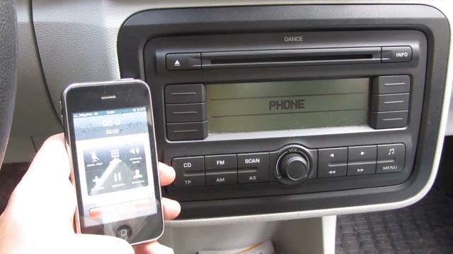Parrot CK3000 и штатная магнитола Dance в Шкода Фабия смотреть онлайн