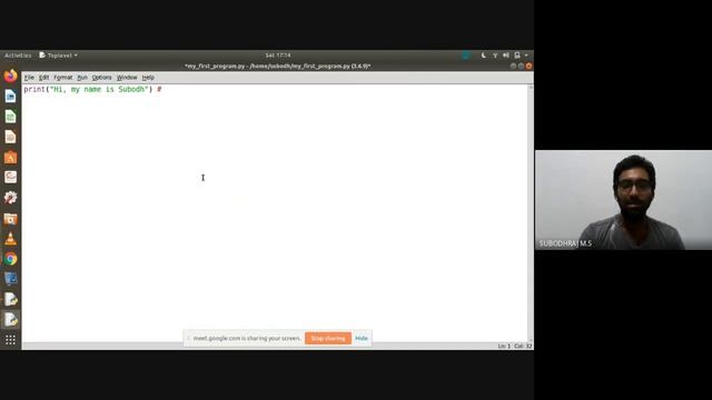 03: Python Programming - Let's start with a simple program смотреть онлайн