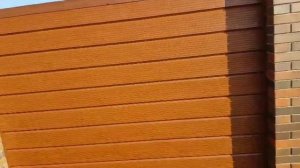 Стильный забор из металлосайдинга