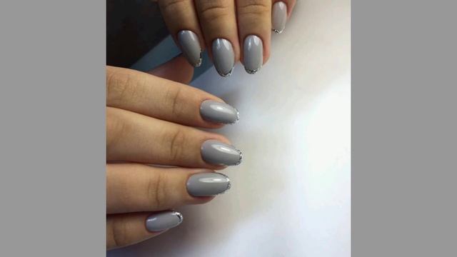 Маникюр (шеллак ) серого цвета//гель-лак в домашних условиях//Лак Ки смотреть онлайн