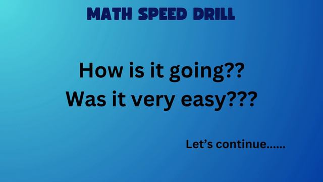 Math Speed Drills Part 1| Mental Math | Challenge Yourself Math Quiz | Integer Multiplication смотреть онлайн