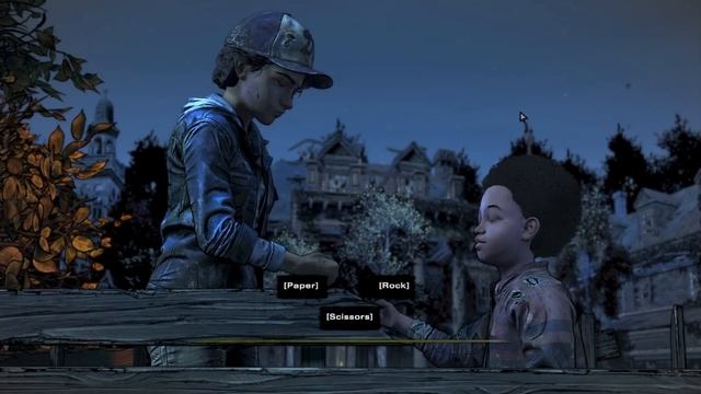 Rock, Paper, Scissors Game & AJ's Victory Dance - The Walking Dead Final Season 4 Episode 2 смотреть онлайн
