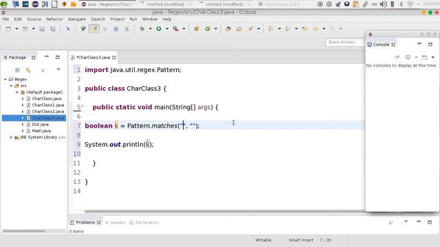 43 Java advanced RegEx Char Classes التعابير النمطية مع دوال الحروف смотреть онлайн