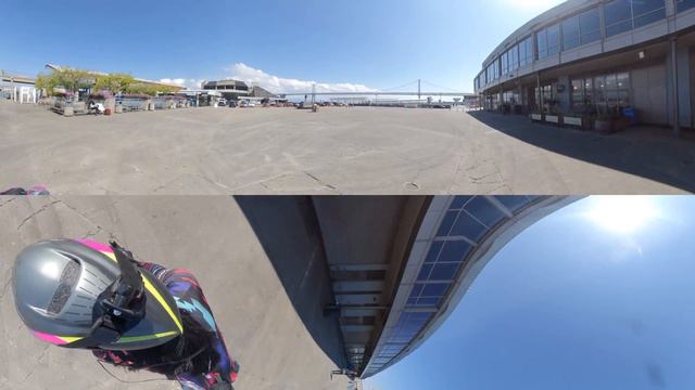 Riding near the Ferry Building, San Francisco, Day 4 of Coronavirus Shutdown - Not many people abou смотреть онлайн