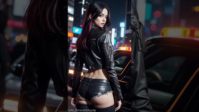 💥 AI Art + Lookbook Showcase: Edgy AI Girls In A Cyberpunk Nightcity