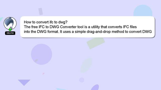 How to convert ifc to dwg? смотреть онлайн