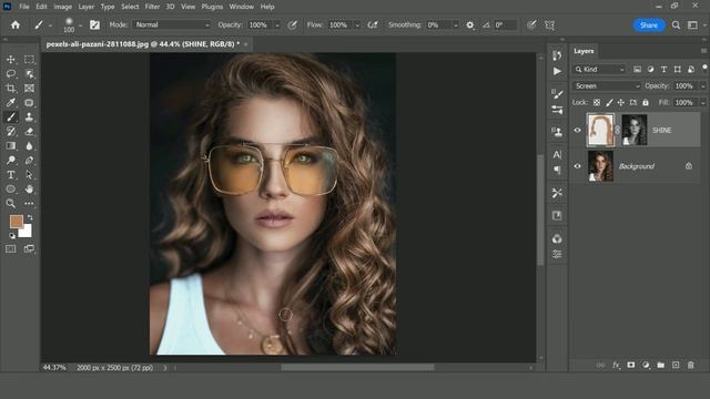 Photoshop Tutorial - Add Shine & Dimension To Hair