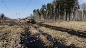 ГАЗ-66 спешит на помощь. По весеннему сибирскому бездорожью.  26 апреля 2020