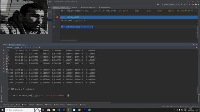 Python for finance - Data handling and graphing p2 смотреть онлайн