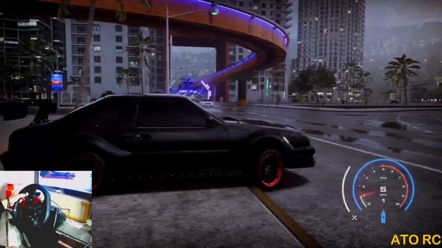 REBUILDING A FORD Mustang foxbody'90__NFS HEAT__STEERING WHEEL__LOGITECH__gamesplay PC смотреть онлайн