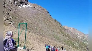 Поляна Чегет.  Канатная дорога.