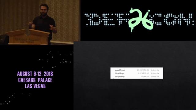 DEF CON 26 DATA DUPLICATION VILLAGE - Lior Kolnik - The Memory Remains Cold Drive Memory Forensic смотреть онлайн