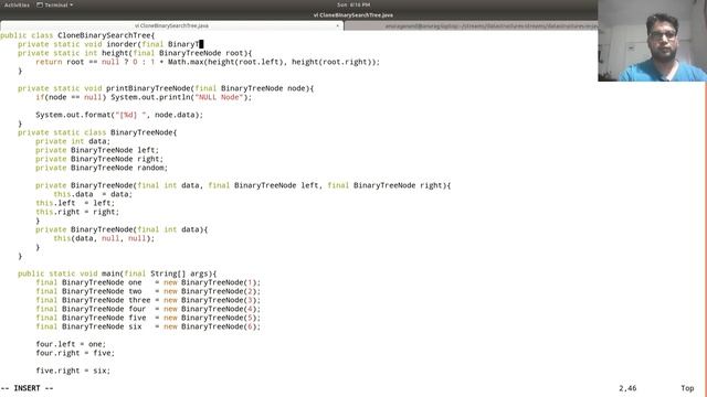 JAVA DATA STRUCTURE BINARY SEARCH TREE : Clone a binary search tree with random pointers смотреть онлайн