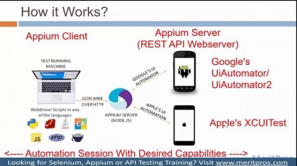 Appium Architecture | How Appium Works | Appium Client and Server | Appium Tutorial For Beginners #