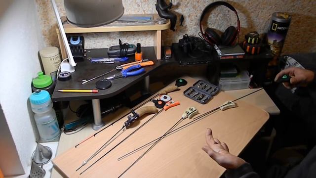 Безкивковая удочка с катушкой.Поисковая удочка. смотреть онлайн