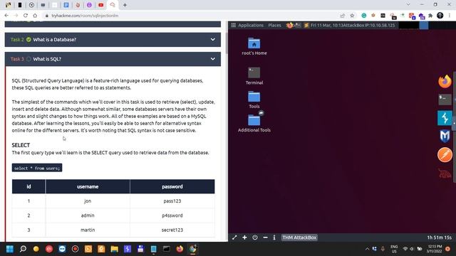 SQL Injection - Part 1 - Jr. Penetration Tester [Learning Path] смотреть онлайн