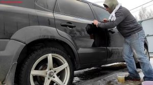 Полировка кузова вазелином