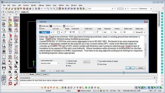 Caddie QC_Text_copypaste_01 in Caddie - AutoCAD Architecture compatible DWG CAD software смотреть онлайн