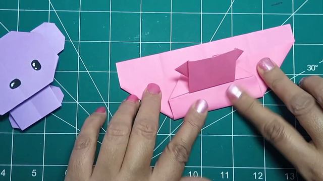 Unleash the Cuteness: Fold Your Own Origami Bear/Bookmark in Minutes!/instructions by bushrazorigam смотреть онлайн