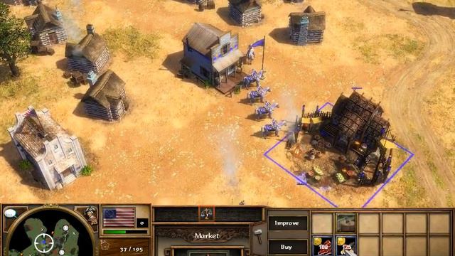 Age of Empires 3 Warchief - Campaign Act 2 Shadow, Mission 2: Red Cloud's War смотреть онлайн