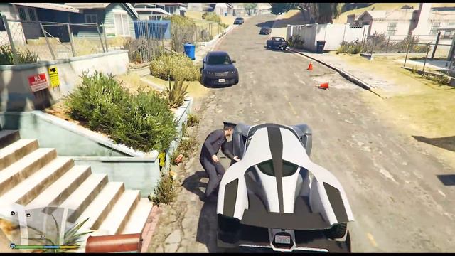 GTA5 : Franklin Upgrading Worst Police Car To Super Police Car Sinchan GTAV смотреть онлайн