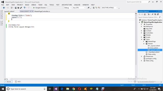 How to embadded Mvc Master page in Bootstrap Template | MasterPage смотреть онлайн