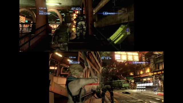 Mercenaries Splitscreen Urban Chaos S Gameplay RESIDENT EVIL 6 PS4 PRO 1080p смотреть онлайн