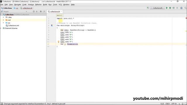 #329 Kotlin Tutorial | hashSet class смотреть онлайн