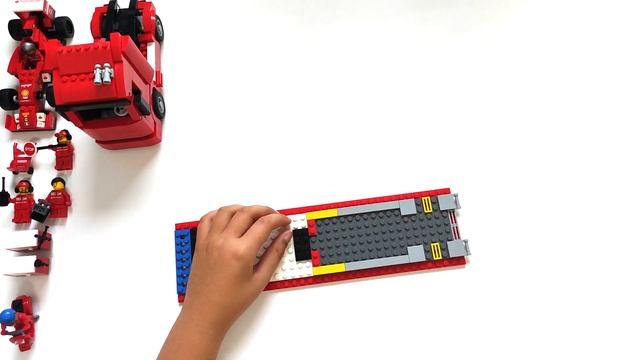 LEGO SPEED CHAMPIONS 75913 speed build and play - F14 T & Scuderia Ferrari Truck смотреть онлайн