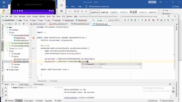 Pengenalan Intent pada Java Android смотреть онлайн
