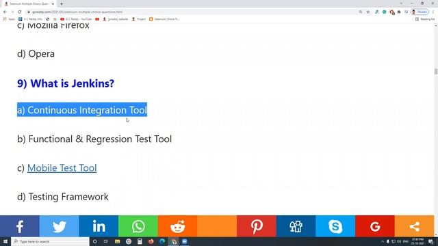 Selenium Multiple Choice Questions and Answers | G C Reddy Explanation | смотреть онлайн
