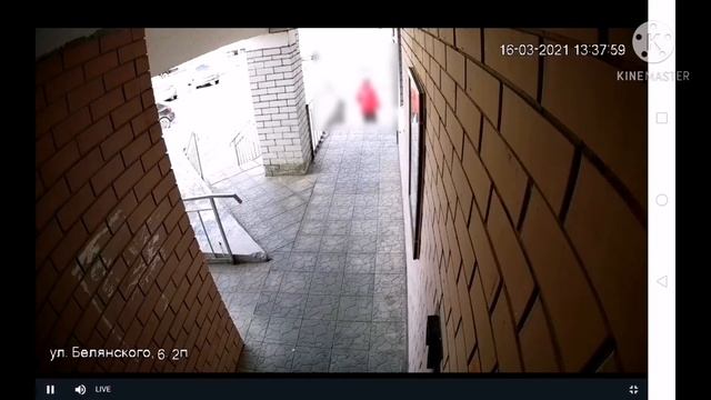 Г. Липецк ул. Белянского 6 Camera.lipetsk.ru (съёмка 16 марта 2021)