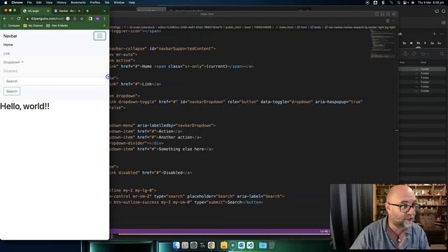 Navbar in Bootstrap смотреть онлайн