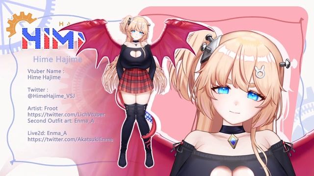 Live2D Showreel Hime Hajime from VShojo смотреть онлайн