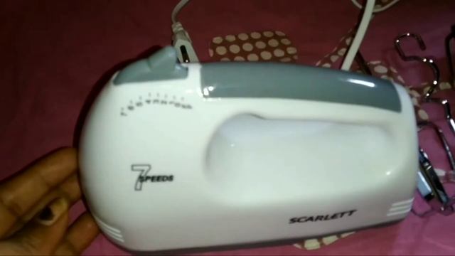Scarlett 7 speed hand mixer at 425Rs | Unboxing & Review | Kitchen tools Unboxing |@fromzaikakitche смотреть онлайн