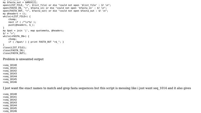 Unix & Linux: perl problem to get desired output смотреть онлайн