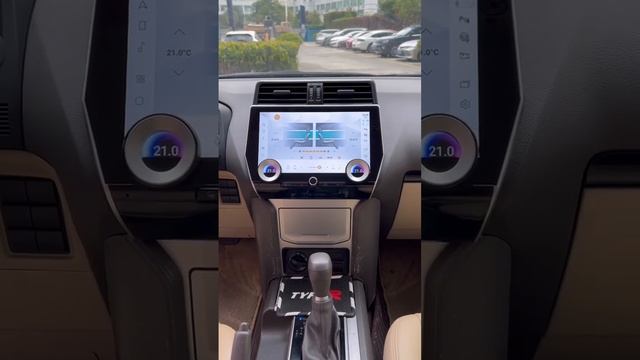 Штатное головное устройство для Toyota Prado 2018-2022 смотреть онлайн