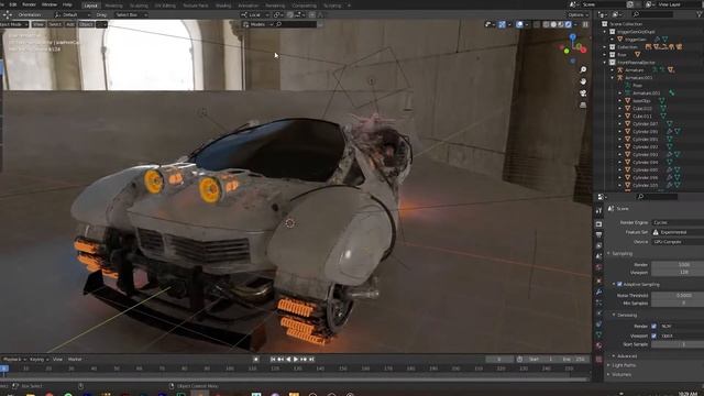 RTX 3070 - Blender Cycles with OPTIX Denoising #rtx3070 #blender #optix смотреть онлайн