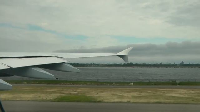 Lufthansa Airbus A380 Departure From JFK Airport