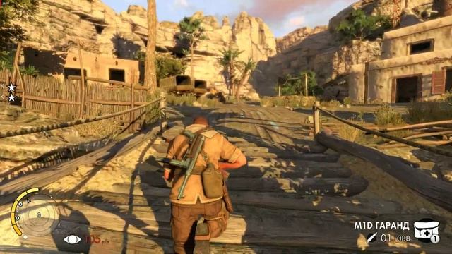 Sniper Elite 3 - Ущелье Хальфайи смотреть онлайн