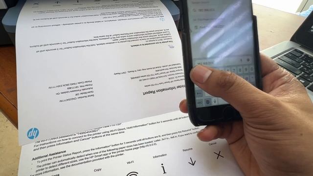 How to Change Wireless Direct Password in HP Smart Tank 725 Printer смотреть онлайн