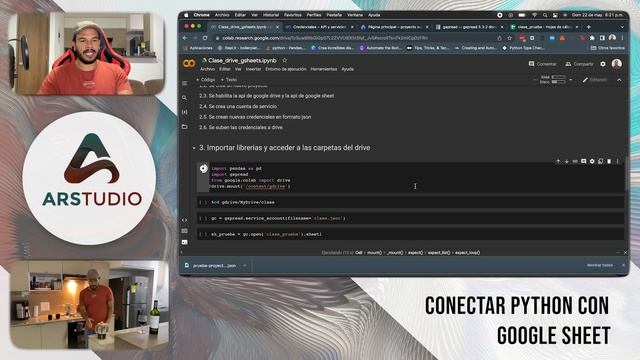 Conectar Python con Google Sheets - ArstudioCypher. смотреть онлайн